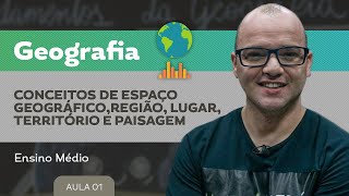 Conceitos de espaço geográfico região lugar território e paisagem​  Geografia  Ensino Médio [upl. by Lleze]