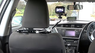 3 in 1 Heavy Duty Car Headrest DSLR Camcorder Mount [upl. by Eecyal]