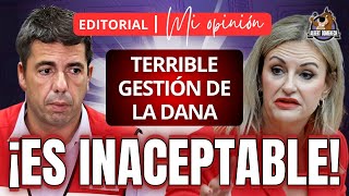 🔴 TERRORÍFICA gestión de la DANA LAMENTABLES palabras de Carlos Mazón y Nuria Montes [upl. by Leacim209]