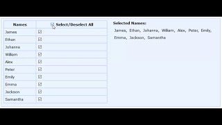 AngularJs  Checkbox Select Deselect Select All Deselect All [upl. by Aspia506]