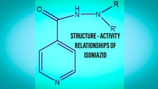 STRUCTURE  ACTIVITY RELATIONSHIPS OF ISONIAZID [upl. by Bunns685]