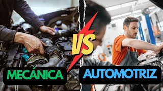 DIFERENCIA entre INGENIERÍA MECÁNICA e INGENIERÍA AUTOMOTRIZ [upl. by Arria]