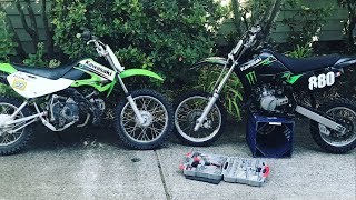 Trading the KLX 110 for a KX 65 on Craigslist [upl. by Nivri]