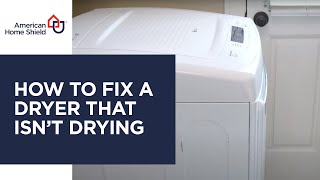 How to Fix a Dryer that Is Not Drying  DIY Repair  AHS [upl. by Hirsh]