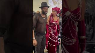 WUMI TORIOLA KNEEL DOWN FOR FEMI ADEBAYO AT QUEEN LATEEFAH MOVIE PREMIERE [upl. by Winne466]