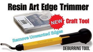 Easily Remove Unwanted Edges From Your Resin Art  Crafting Tool  Deburring [upl. by Rose]