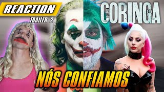 REAÇÃO AO TRAILER 2 CORINGA DELÍRIO A DOIS reaction [upl. by Solomon]