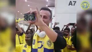 Manjapadda Welcoming Dimitar Berbatov [upl. by Nnylasor]