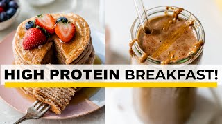 5 HEALTHY BREAKFAST IDEAS  easy highprotein recipes [upl. by Lutero]