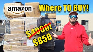 Where TO BUY Amazon Return PALLETS [upl. by Lesslie562]