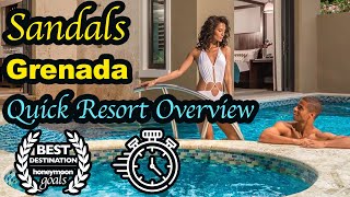 Sandals Grenada  Quick Resort Overview [upl. by Anitan]