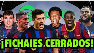 ¡¡FICHAJES CERRADOS DEL BARCELONA 202223 [upl. by Ocimad311]