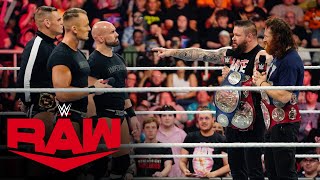 Kevin Owens amp Sami Zayn engage in a war of words with Imperium Raw highlights May 29 2023 [upl. by Ahsinej]