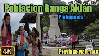 Amazing Real Life in Aklan ProvinceWalking at Banga Aklan Philippines4K [upl. by Nnazus]