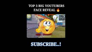 TOP 3 BIGGEST YOUTUBERS FACE REVEAL 😱🔥  FREEFIRE FACTS maheshff freefire totalgaming gaming [upl. by Aleris]