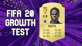 Krepin Diatta Growth Test FIFA 20 Career Mode [upl. by Loughlin29]