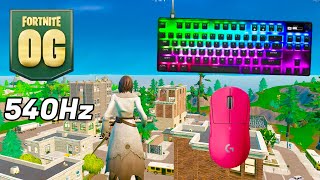 SteelSeries Apex Pro TKL ASMR 😴 Fortnite OG Reload 🏆 Satisfying Keyboard Fortnite 360 FPS 4K [upl. by Cran]