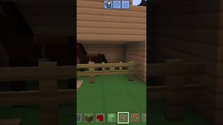 I MADE HORSE STABLE IN MINECRAFTgaming bkdgamerz minecraft youtubeshorts trending shortsvideo [upl. by Ibloc906]