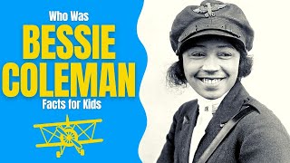 Who Was Bessie Coleman Black History Month Facts for Kids [upl. by Anurb]