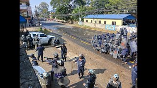 rabi lamichane समर्थकले चितवनमा गरे हङ्गामा  rabi lamichhane in chitwon [upl. by Ellenoj]