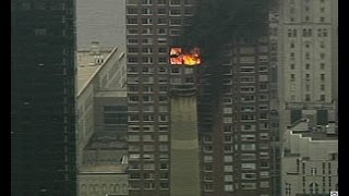 Helicopter Crashes Into Apartment Building in Korea [upl. by Linders]