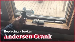 Replacing an Andersen Window Crank [upl. by Einnaf]