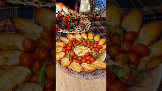 Bruschetta with Camembert ❄️ recipe Camembert snacks easyrecipe [upl. by Vickey875]