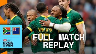 Blitzboks stun All Blacks 7s  South Africa v New Zealand  HSBC SVNS Vancouver  Full Match Replay [upl. by Ivek]