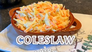 Creamy and easy coleslaw salad coleslawrecipe [upl. by Polky]