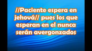 Paciente espera en Jehova  Christian Pérez audio con letra [upl. by Llerdnad]