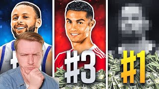 Top 15 Highest Paid Athletes In All Of Sports  British Guys Reaction [upl. by Trocki]