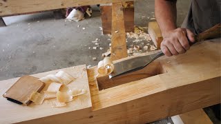 Hand Tools For Timber Framing Pt3  Chisels amp Slicks [upl. by Asyral]