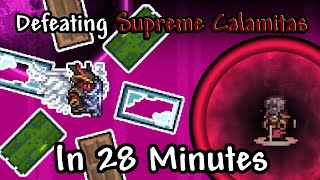 Calamity Speedrun Supreme Calamitas Killed in 28 Minutes [upl. by Tedda313]