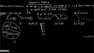 Teoría de Números 3  Congruencia Módulo M [upl. by Farro]