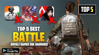 Top 5 New Battle Royale Games For Android in 2023  5 Best Battle Royale Games For Android [upl. by Eugatnom]