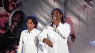 Ajay Gogavale singing Bhajan Bagh Ughaduni daar at music launch of Marathi film Bharatiya [upl. by Yedrahs]