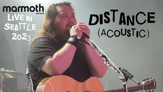 Mammoth WVH  Distance acoustic LIVE 4K [upl. by Sucirdor729]