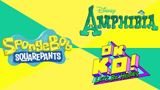 Spongebobs Big Birthday Blowout Amphibia The Hardest Thing Ok Ko TYFWTS Credits [upl. by Haizek]