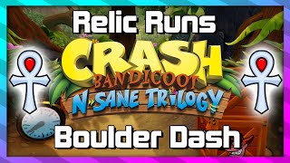 Relic Runs  Boulder Dash  Platinum Relic Guide  Crash 1 NSane Trilogy [upl. by Venetis138]