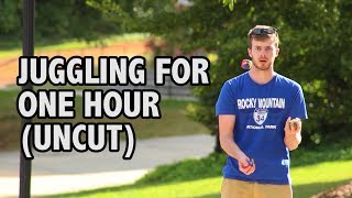 JUGGLING 3 BALLS FOR ONE HOUR UNCUT [upl. by Notsnhoj]