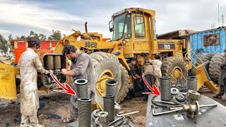 How Changing Process of Caterpillar Oil Filter  Restoration of Caterpillar [upl. by Nerrual]