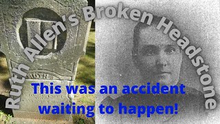 Ruth Allen’s Broken Headstone [upl. by Selima]