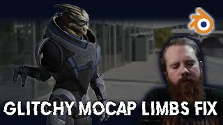 Glitchy Mocap Limb Fix  Blender and Ipisoft [upl. by Osithe]