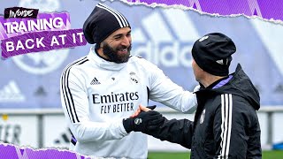 1 VS 1 in Real Madrids training session [upl. by Brasca694]