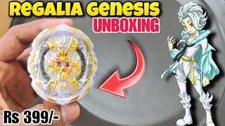 regalia genesis beyblade unboxing and review  pocket toon [upl. by Melanie358]