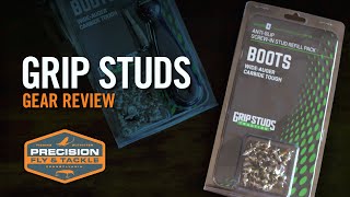 Grip Studs Gear Review and Wading Boot Installation [upl. by Ocirrej]