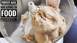 How to knead Atta in food processor  food processor uses  make dough in food processor  usha [upl. by Luella]