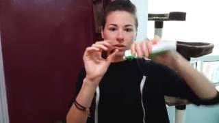 How to make a cat eat hairball gel  Method 2 [upl. by Ellehciram527]