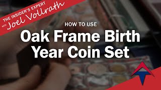 Oak Frame Birth Year Coin Set [upl. by Jessee689]