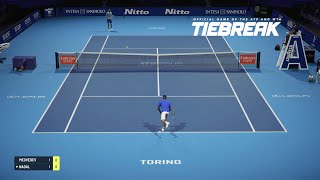 TIEBREAK  Daniil Medvedev Vs Rafael Nadal I Nitto ATP Finals I Expert Difficulty PS5 [upl. by Kinom781]